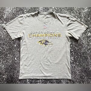 Nike Baltimore Ravens NFL Super Bowl XLVII Champions Size Medium